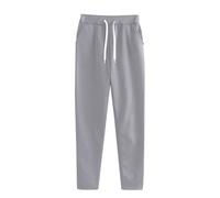 Pantalon de survêtement élastique taille haute pour femme - Couleur unie - Cordon de serrage - Jambe droite - Pour l'hiver - Chaud - Athlétique - Automne - Pantalon de jogging décontracté avec poches