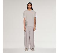 PANTALON DE SURVÊTEMENT FINES RAYURES Y-3 SPORT UNIFORM Chalk Pearl / Black L