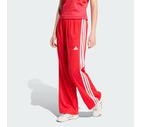 Adidas Pantalon de sport Dayready à jambes larges rouge/blanc Femme Taille M
