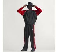 ADIDAS ORIGINALS Pantalon 'LOOSE MESH' rouge / noir / blanc, Taille 33-34