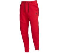 Pantalon de survêtement Nike TECH FLEECE - Rouge - Taille élastique et cordon de serrage L