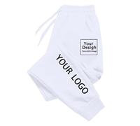 Pantalon De Survêtement Personnalisé pour Homme - Créez Votre Propre Logo - Idéal pour La Course, La Salle De Sport et Les Loisirs. Color2,XL