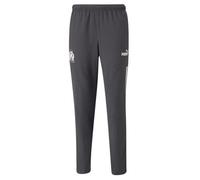 Pantalon de survêtement Puma OM - Réf. 769587-26. Couleur : Gris. Détails. - Coupe ajustée. - Taille élastique. - Poche zippée. - S