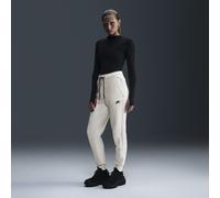 Pantalon de survêtement taille mi-haute Nike Sportswear Tech Fleece pour femme Pale Ivory/Noir XXL (FR 54-56)