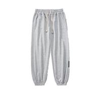 Pantalon de survêtement uni à bas cintré pour homme - Style baggy tendance et décontracté avec poches - Coupe décontractée - Pantalon athlétique confortable - Pantalon d'entraînement actif - Pantalon