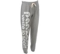 Pantalon Jogging Panzeri Uni H - Gris chiné/Blanc M
