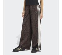 PANTALON DE SURVÊTEMENT WIDE LEG SATIN IMPRIMÉ SERPENT Earth Strata / Aurora Coffee 2XL
