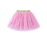 Pantalon de tennis pour enfant avec imprimé pailleté, jupe de fête étoile princesse pour fille de 1 à 10 ans, Rose, 6-8 ans