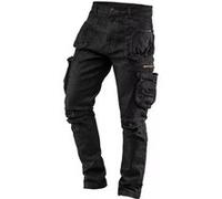 Pantalon de travail 5 poches, modèle DENIM, noir, taille XXL, NEO multicolore G