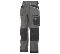 Pantalon de travail à poches DuraTwill 3212 Snickers, gris et noir, taille 40, longueur 89 cm
