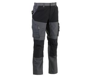 Pantalon de travail à poches Hector Herock, gris, taille 42, longueur 81 cm
