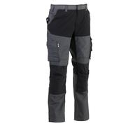 Pantalon de travail à poches multiples Hector Herock, gris, taille 48, longueur 81 cm