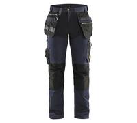 Pantalon de travail artisan + stretch bleu marine/noir T44 - BLÅKLÄDER - 159918608699C50