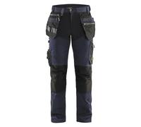 Pantalon artisan Blaklader stretch 1599 bleu marine et noir - 159918608699C 46