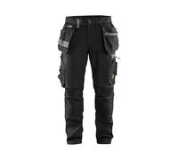 Pantalon de travail artisan + stretch noir T42 - BLÅKLÄDER - 159918609900C48 Noir G