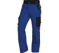 Pantalon de travail BRUNO, bleu royal-noir, taille 50