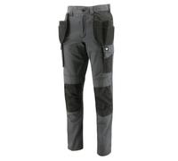 Caterpillar Mens Essentials Stretch Knee Pocket DARK SHADOW-BLACK Size UK 38" EU 38"