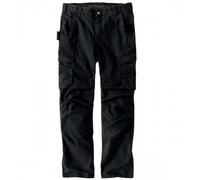 Pantalon de travail en ripstop stretch Steel Rugged Relaxed Cargo noir - taille 46 CARHARTT
