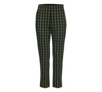 Pantalon de travail femme Ichi Kate Houndstooth Vert L