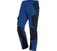 FHB Pantalon de travail FLORIAN taille 52 royal/noir 50 % CO / 50 % PES