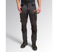 Pantalon de travail gris foncé/noir HYBRID POLY PERFORMANCE - Diadora - 180800C8817 L
