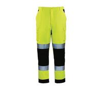 Pantalon de travail haute visibilité Coverguard Patrol Jaune / Bleu L
