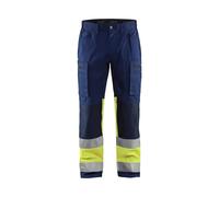 Pantalon de travail haute visibilité stretch Blaklader Bleu 48