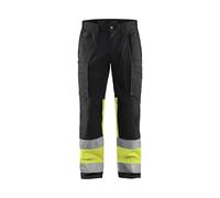 Pantalon de travail haute visibilité stretch Blaklader Noir 46 Short