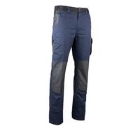 Pantalon de travail HERCULE multipoches bleu foncé/gris foncé T42 - LMA LEBEURRE - 1822-T42