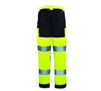 Pantalon jaune et marine taille M haute visibilité 60% coton 40% poly