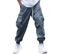 Pantalon De Travail Homme Chantier Pantalon De Travail Grande Taille pour Hommes, Pantalon Décontracté pour Hommes, Multi-Poches, Cordon De Serrage Pantalons De Sécurité Pantalon Traqueur Chasse