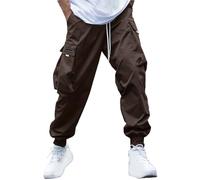 Pantalon De Travail Homme Chantier Pantalon De Travail Grande Taille Pour Hommes, Pantalon Décontracté Pour Hommes, Multi-poches, Cordon De Serrage Pantalons De Sécurité Pantalon Traqueur Chasse