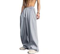 Pantalon De Travail Homme Chantier Respirant Isotherme Survêtement Imperméable Ventilé Pyjama Isolant Transpirable Survetements Résistant Endurant Jean Résistant Aux Froids (Gris Clair,M)