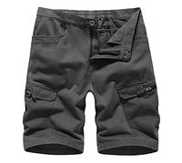 Pantalon De Travail Homme Chaud, Buckle Shorts Mens Shorts Outdoor Casual Color Solid Zipper Fashion Pocket Outillage Pantalon Cargo pour Hommes