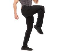 Pantalon de Travail Homme entièrement Stretch Berlin Pro pour Hommes avec Poches pour genouillères - Noir, 46