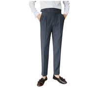 Pantalon De Travail Homme Naples Straight Slim Fit Pantalon De Travail Homme Affaires Commerciales Avec Italian Paris Buttoned Pantalon Homme Taille Haute Western Sans Repassage Casual Pants