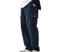 Pantalon De Travail Homme - Pantalon Cargo Homme Décontracté à Jambe Droite - Confort Optimal et Style Urbain avec Multiples Poches Fonctionnelles