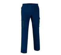 Pantalon De Travail Homme - Thunder - Navy Et Vert Kelly