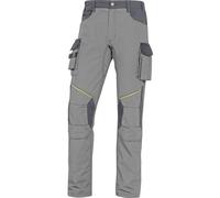 Delta Plus MCPA2GNGT Mach2 Corporate Lot de 10 pantalons de travail en polyester Ripstop Coton Gris/Noir Taille L