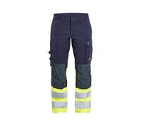 Pantalon multinormes inhérent +stretch Marine/Jaune-Fluo 17871512 - Taille au choix
