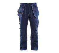 Pantalon de travail multipoches Blaklader artisan 100% coton croisé Marine 40