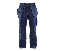 Pantalon de travail multipoches Blaklader artisan 100% coton croisé Marine 40