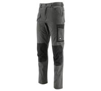 Pantalon de travail multipoches renforcé stretch Caterpillar ESSENTIALS CARGO TROUSER Gris / Noir 42