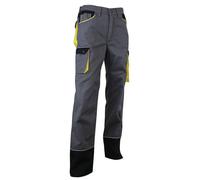 LMA Lebeurre Pantalon de travail SECHOIR 1258-42 coton/poly Gris/Noir Taille 42