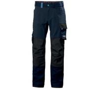Pantalon de travail Oxford 4X - tissu extensible - bleu marine et noir - C46 S