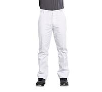 Pantalon de Travail Pas Cher Blanc 100% Coton 330 GR/m² SANFOR Coupe 5 Poches idéale Pantalon Peintre et platrier T42