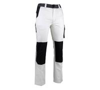 LMA Lebeurre Pantalon de travail VAISSEAU 1850-40 peintre stretch multipoches Blanc G