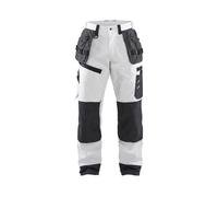 Pantalon X1500 peintre Blanc/Gris-Foncé 15101210 - Taille au choix