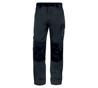 Pantalon de travail polycoton gris et vert Panostyle, DeltaPlus, taille XL