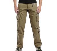 Pantalon de travail pour homme avec doublure en polaire, pantalon cargo décontracté, pantalons de sport amples, pantalons militaires tactiques isolés avec plusieurs poches, pantalons cargo thermiques